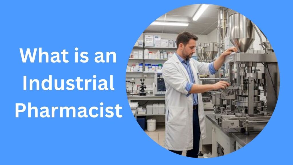 Pharmacist works in industry